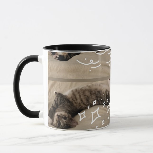 Mug Carte postale de chaton adorable (Gauche)