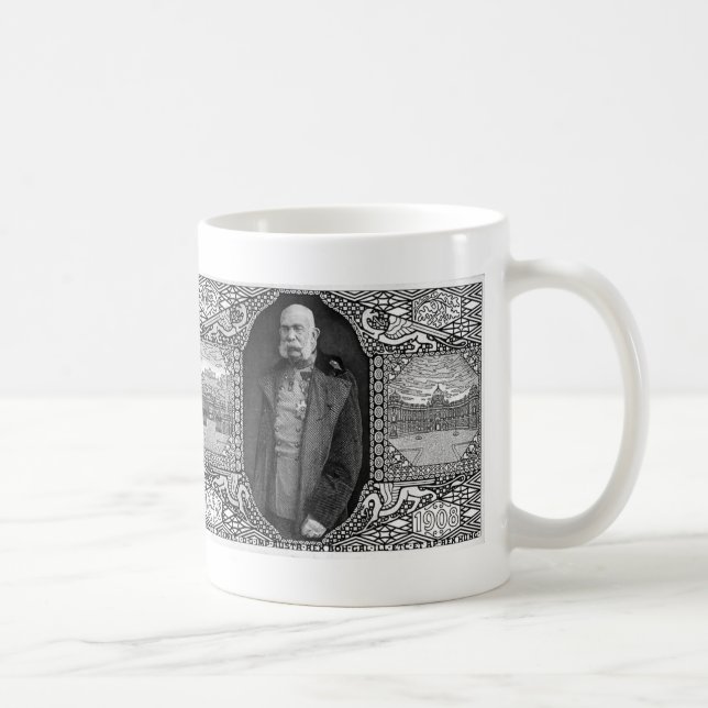Mug Carte postale de Koloman Moser- avec l'empereur (Droite)