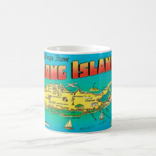 Mug Carte Postale de Long Island