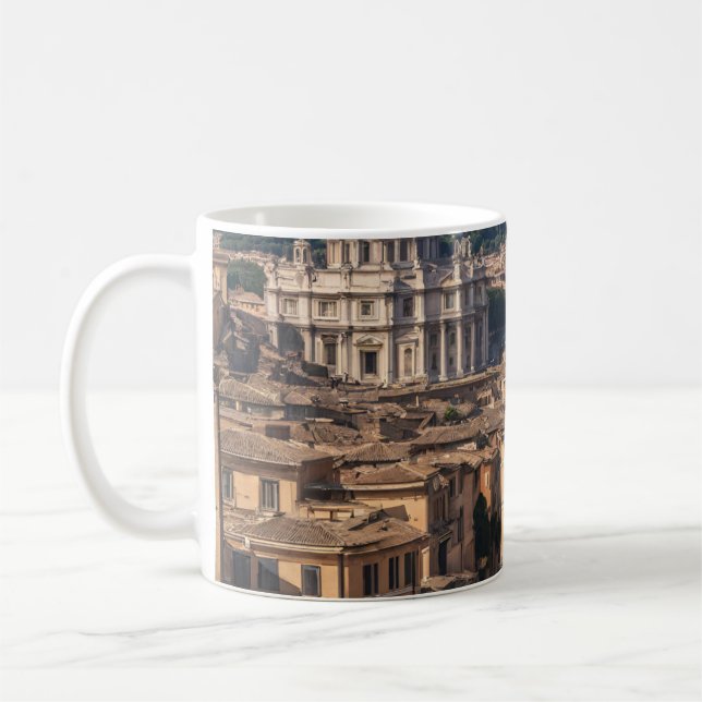 Mug Carte postale de Rome (Rome d) (Gauche)