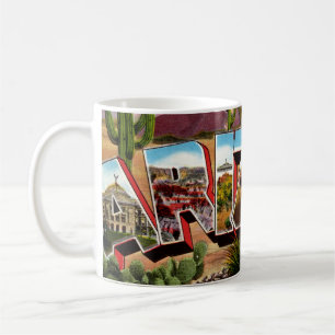 Mug Carte postale de salutation d'Arizona