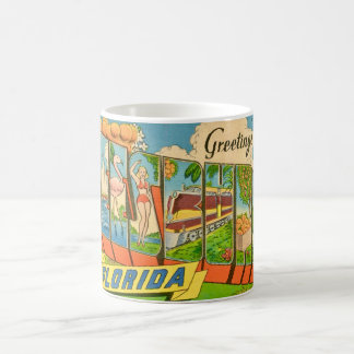 Mug Carte postale de salutations de Leesburg Floride