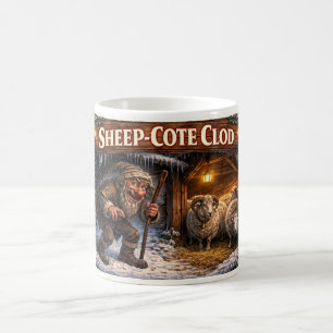Mug Carte postale du lutin de Noël islandais Sheep Cot