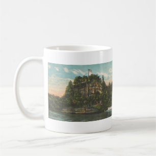 Mug Carte postale Rock affamée 1925 et 1939 Illinois