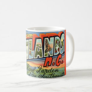 Mug Carte postale vintage de Highlands NC