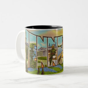 Mug Carte Postale Vintage du Tennessee