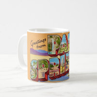 Mug Carte Postale Vintage Palm Springs