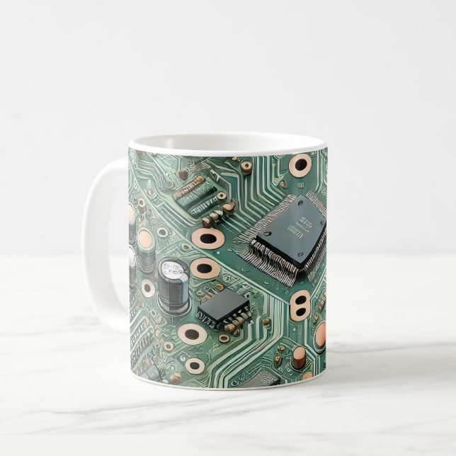 Mug Carte réseau (Devant gauche)