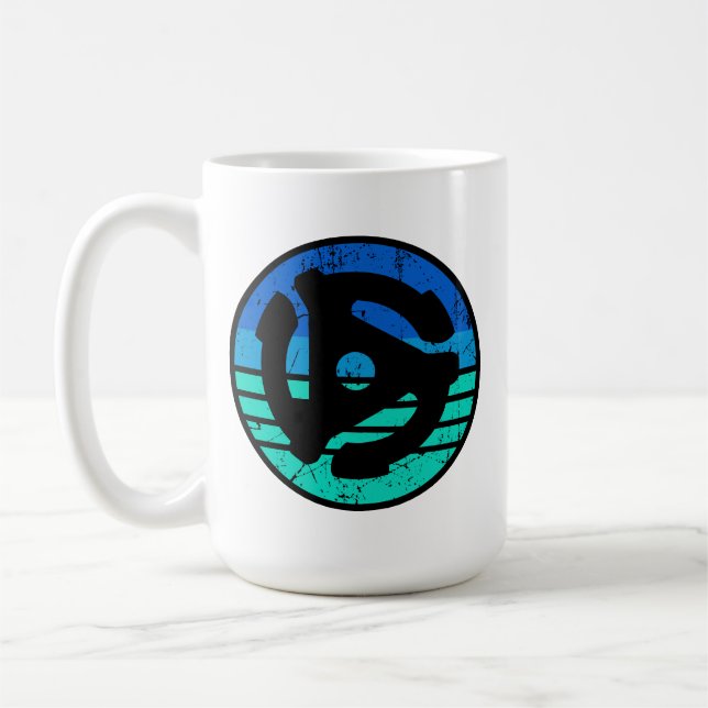 Mug Carte Retro 45 tr/min Vinyl (Gauche)