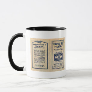 Mug Carte routière du Nebraska