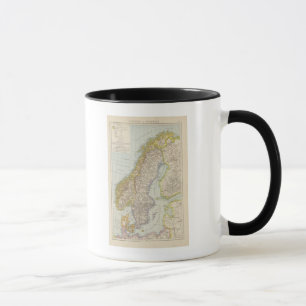 Mug Carte Schweden, Norvège - Suède et Norvège