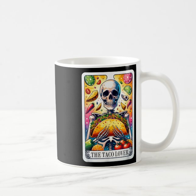 Mug Carte Taco Lover Tarot Mardi Cinco De Ma (Droite)