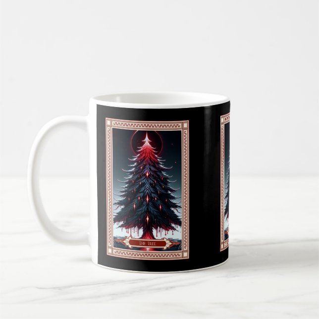 Mug Carte Tarot Arbre de Noël (Gauche)