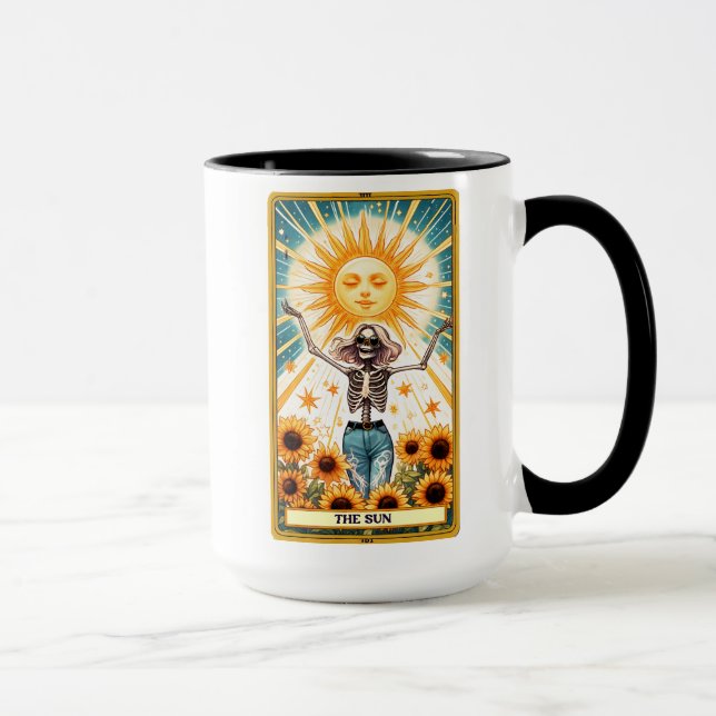 Mug Carte Tarot Drôle/Le Soleil (Droite)