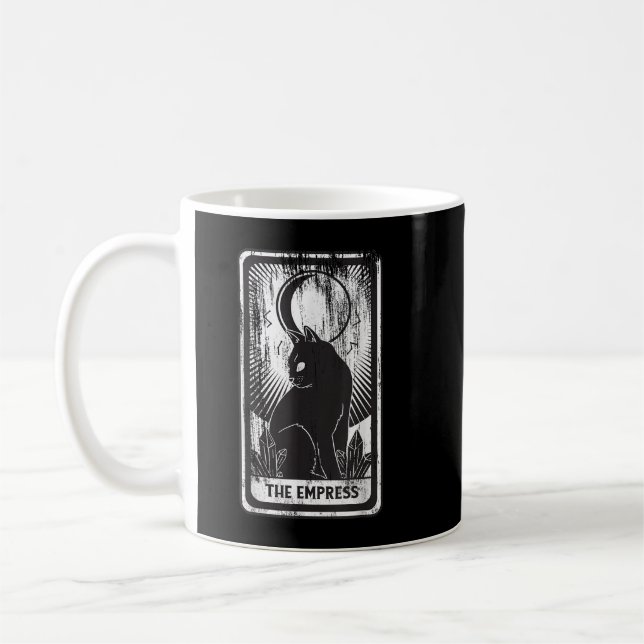 Mug Carte Tarot Empress Chat Noir (Gauche)