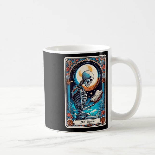 Mug Carte Tarot Enseignant Éffrayant Le Lecteur Salle  (Droite)