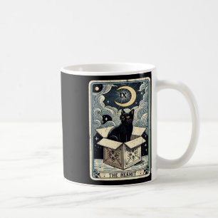 Mug Carte Tarot Hermite Chat En Boîte Mystic Funny Cha