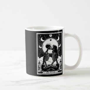 Mug Carte Tarot Les Amoureux Squelette Goth Halloween