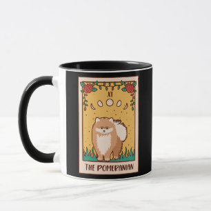 Mug Carte Tarot Occult Magie Occultisme Chien Pomérani