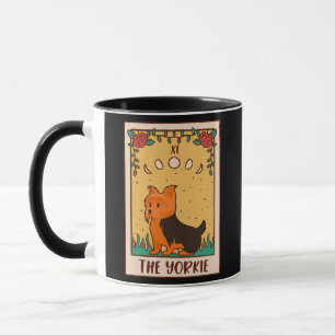 Mug Carte Tarot Occult Magie Occultisme Chien Yorkie 