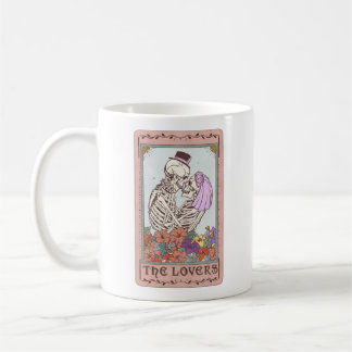 Mug Carte Tarot Squelette Les Amoureux Drôle Tarot Cou