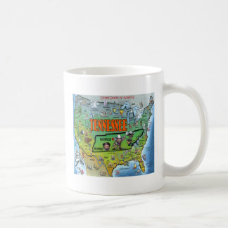 Mug Carte Tennessee USA
