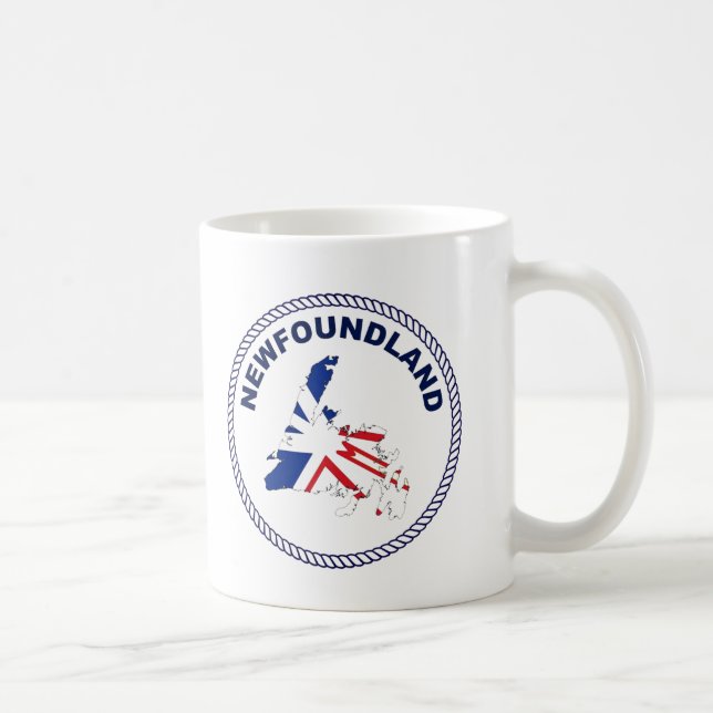 Mug "Carte Terre-Neuve unique (Droite)