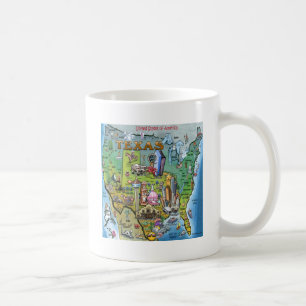 Mug Carte Texas USA