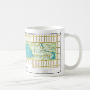 Mug Carte vintage de guide du Central Park NY