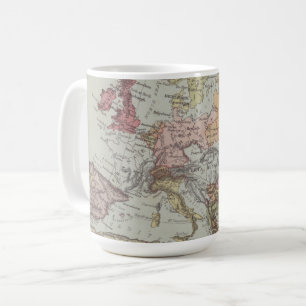 Mug Carte vintage de l'Europe