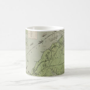 Mug Carte vintage de Marthas Vineyard (1913)
