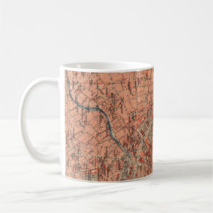 Mug Carte vintage de Vienne Autriche (1920)