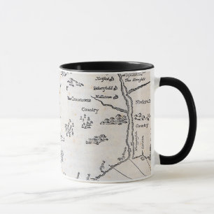 Mug Carte vintage du Connecticut