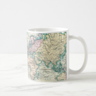 Mug Carte vintage du monde (1801)