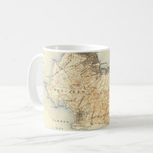 Mug Carte Vintage Monterey Carmel-by-the-Sea Californi