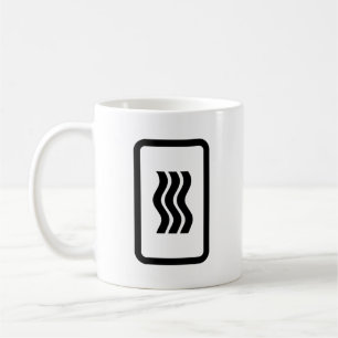 Mug Carte Zener   3 lignes verticales ondulées