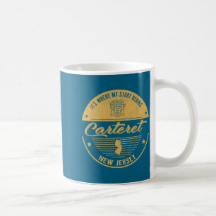 Mug Carteret New Jersey C'est où mon histoire commence