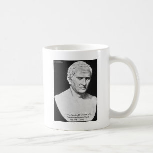 Mug Cartes de citations de sagesse et cadeaux de Cicér