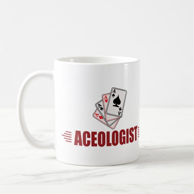 Mug Cartes de jeu humoristiques (Gauche)