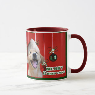 Mug Cartes de Noël Golden Retriever Cadeaux