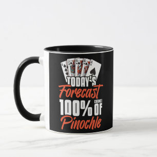 Mug Cartes de règles de jeu Pinochle Points de pont do