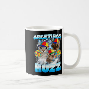 Mug Cartes de vœux de mème de chat Huzz Drôle Amoureux