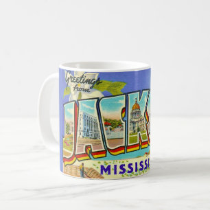 Mug Cartes de vœux vintage Jackson Miss