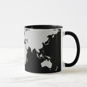 Mug cartes du monde ~ couleur personnalisable
