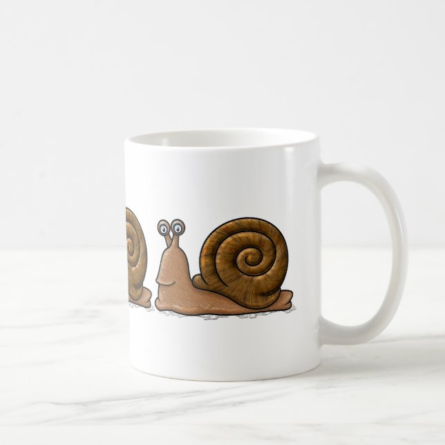 Mug Cartographie d'escargot (Droite)