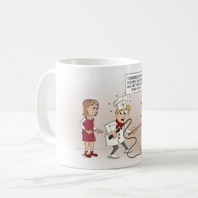 Mug Carton; cubes avec pain de tigre (Devant gauche)