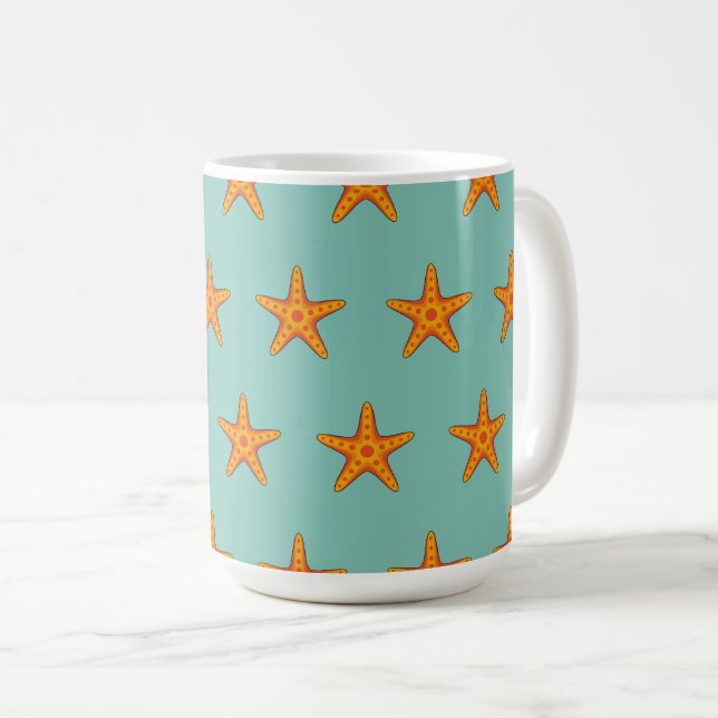 Mug Carton d'Épis orange mignon (Devant droit)