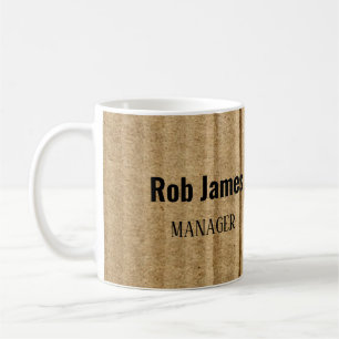 Mug Carton marron amusant