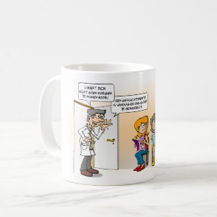 Mug Carton; une maladie sexuelle peut être soignée