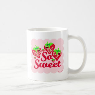 Mug Cartoon de baies de fraises sucrées